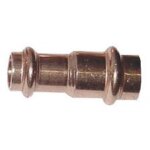 Manchon bronze d'adaptation � sertir diam�tre 15 diam�tre 14 m�le / femelle viega