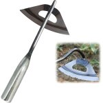 Mandoline creuse en acier inoxydable, outils de jardinage, outils de jardinage, outils de mauvaises herbes, ...