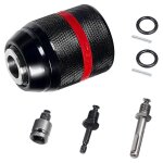 Mandrin de percage sans cle pour milwaukee, montage 1 / 2 - 20unf, serrage automatique 1, 5 - 13 mm, ...