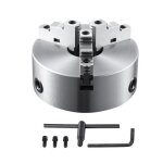 Mandrin de tour � 3 m�choires - vevor - mandrin de tour � 3 m�choires � auto - centrage 200 mm pour tours ...