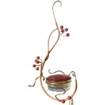 Mangeoire a oiseaux 3. 4oz avec 5 orifices d'alimentation, facile a nettoyer, dcor de printemps et d't, ...