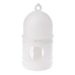 Mangeoire a pigeons pot d'eau en plastique pour animaux de compagnie, conteneur distributeur de boissons ...
