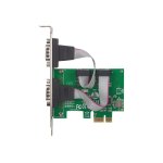 Manhattan pci express card, 2x serial db9 ports, 2. 5 mbps, x1 x4 x8 x16 lane buses, standard / low profile ... Manhattan pci express card, 2x serial db9 ports, 2. 5 mbps, x1 x4 x8 x16 lane buses, standard / low profile ...