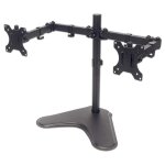 Manhattan support de bureau double pour tv / moniteurs (bras articul�), �crans 10  � 27 , montage sur ...