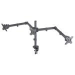Manhattan support de bureau triple pour tv / moniteurs, �crans 10  � 27 , fixation � l'arri�re par pince, ...