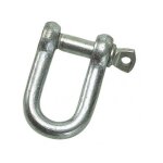 Manille droite galvanise 20 mm 3 / 4  usage domestique
