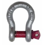 Manille lyre de levage haute r�sistance � vis - 1000 kg chaubeyre