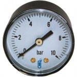 Manom�tre axial � bo�tier sec en abs - diam�tre 40 mm - filetage 5x10 10 bar distrilabo