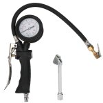 Manomètre de gonflage de pression des pneus portatif pour voiture moto avec tête rotative 20104 Manomètre de gonflage de pression des pneus portatif pour voiture moto avec tête rotative 20104