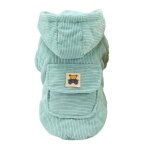 Manteau d'hiver pour chien, confortable, epais, coupe - vent, doublure polaire, veste en velours ctel ...