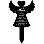 Marqueurs funraires commmoratifs love and angel wings plaques commmoratives en acrylique impermables ...