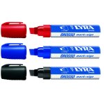 Marqueur  grosso  noir pointe large 4 - 12 mm - lyra