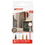 Marqueurs � peinture brillante 5 pcs multicolore 780 edding