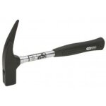 Marteau de charpentier ks 600g - panne laque noire - manche acier tubulaire, nopr