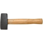 Masse double face top tools 1 000 g - manche en bois massif