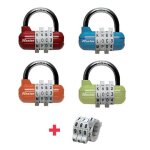 Master lock 1534eurd cadenas � combinaison, couleur al�atoire, 5, 9 x 6, 4 x 2, 6 cm