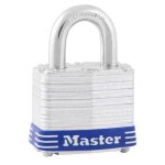 Master lock 3eurd cadenas en acier lamin� � cl�, gris, 5, 9 x 4 x 2, 1 cm