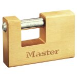Master lock 608eurd cadenas rectangulaire en laiton 85 mm