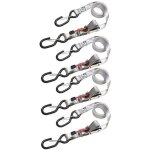 Master lock - 923080 - lot de 4 sangles à boucles autobloquantes 1, 80m x 25mm Master lock - 923080 - lot de 4 sangles à boucles autobloquantes 1, 80m x 25mm