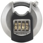 Master lock cadenas disque excell acier inox 70 mm m40eurdnum