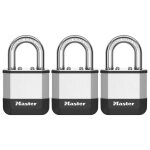 Master lock elite� cadenas innovant nouvelle g�n�ration, en acier lamin� haute r�sistance de 45mm - ...