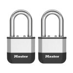 Master lock elite� cadenas innovant nouvelle g�n�ration, en acier lamin� haute r�sistance de 52 mm - ...