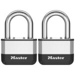 Master lock elite� cadenas innovant nouvelle g�n�ration, en acier lamin� haute r�sistance de 67 mm - ...
