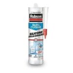 Mastic bain&cuisine pure rubson silicone anti - moisissures transparent 280ml