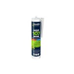 Lot de 5 mastics multi - usages colle et joint bostik msp 107 - blanc - 290ml