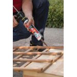 Mastic - colle hybride - 290 ml - noir - fix all high tack soudal