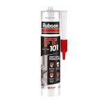 Mastic - colle tous mat�riaux - 280 ml - gris - 12 cartouches - ft 101 rubson
