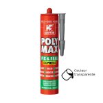 Mastic - colle ms polymère - transparent - 300 gr - poly max fix express griffon Mastic - colle ms polymère - transparent - 300 gr - poly max fix express griffon