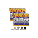 Mastic colle sika sikaflex pro 11 fc - noir - 300ml - lot de 12