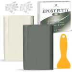 Mastic epoxy - 227g pte  rparer epoxy bicomposant pour collages multiples matriaux, mtal, rebouche, ...