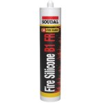 Mastic fire silicone b1 fr gris 300 ml - soudal - 147412