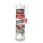 Mastic perfect home rubson acrylique murs - fen�tres gris 280ml