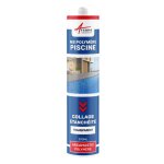 Mastic piscine colle et étanchéité pvc carrelage transparent 1 x 290 ml Mastic piscine colle et étanchéité pvc carrelage transparent 1 x 290 ml