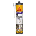 Mastic silicone de construction - seal - 110 menuiserie & vitrage blanc pvc - joints de menuiserie et ...