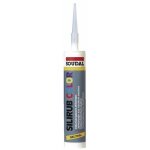 Mastic silicone neutre - aluminium ral 9007 - silirub color soudal