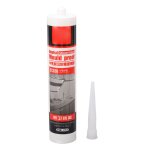 Mastic silicone neutre rsistant  l'eau, colle pour verre transparent pour cuisine et salle de bains, ...