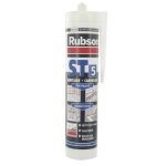 Mastic silicone sanitaire - blanc - 300 ml - st 5 - silicotec rubson