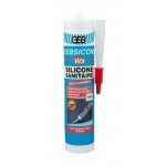 Mastic silicone sanitaire - transparent - cartouche 280 ml - w3 geb
