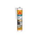 Mastic silicone sika sikaseal - 180 salle de bain & carrelage - blanc - 300ml