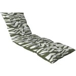 Matelas bain de soleil jardin prive flocons algue 118 x 78 x 54 cm
