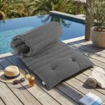 Matelas bain de soleil pacifique gris 180 x 60 cm