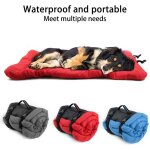 Matelas de lit pliable pour chien, r�sistant a l'eau, portable, coussin de nid, fournitures pour animaux ...