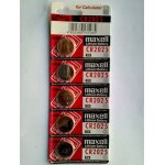 Maxell 5 piles lithium cr2025 3 volts