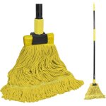 Mdy - balai serpillre professionnel, balai  microfibres avec poigne extra longue de 146 cm, balai ...