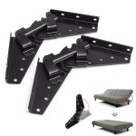 Mcanisme d'angle rglable a 3 positions, quincaillerie en mtal et acier noir pour meubles de lit et ...