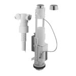 Mcanisme complet wc eco set pour rservoir attenant robinet flotteur rf. 37498pi0